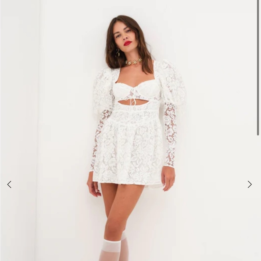 Frances Puff Sleeve Mini Dress